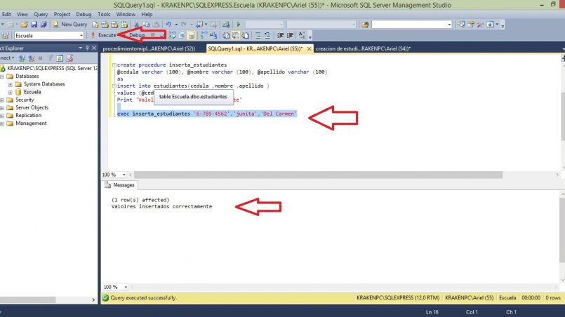 Crear procedimiento almacenado sql server | Actualizado agosto 2022
